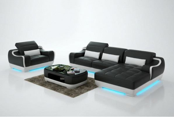 Canapé 3 Plazen Dräisëtzer Multifunktioun Sofas Miwwelen Luxus Designer Canapé.