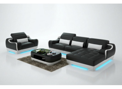 Canapé 3 Plazen Dräisëtzer Multifunktioun Sofas Miwwelen Luxus Designer Canapé.