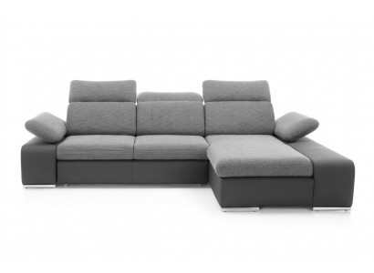 Design Ecksofa Couch Lieder Multifunktion Wunnlandschaft Textil Polster