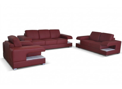 Design Eckcouch Sofa Lieder Polster Multifunktioun Sofas Wunnlandschaft