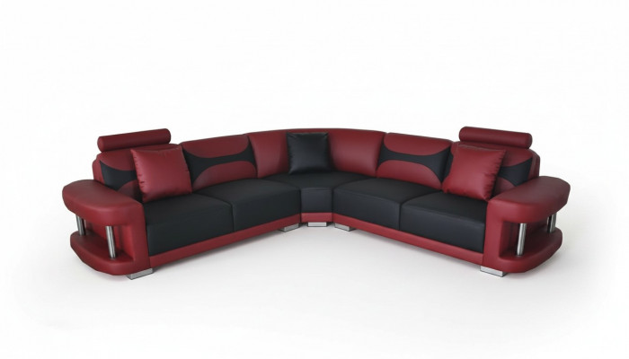 Lieder Modern XXL Canapé Wunnlandschaft Liederkanapee Sofagarnitur Canapé L-Form mat USB
