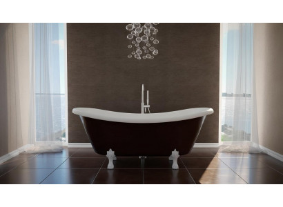 Exklusiv fräistéierend Badewanne, Acrylwanne, Wanne, Bad, 190x77