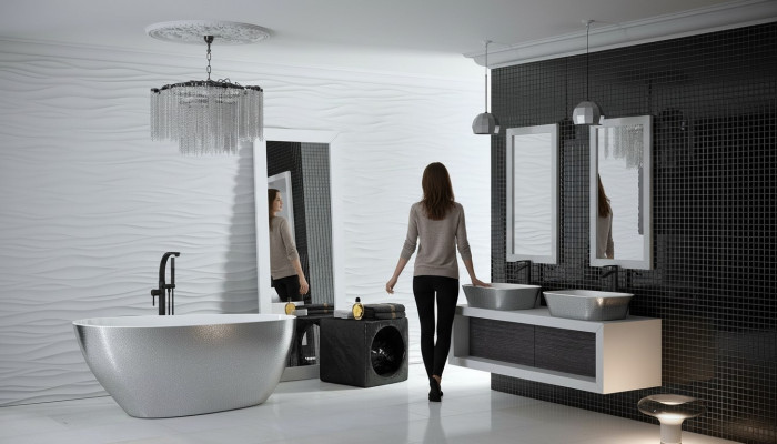 Badwanne LUXUS Design Fräistöend Badwanne Wanne BadModern