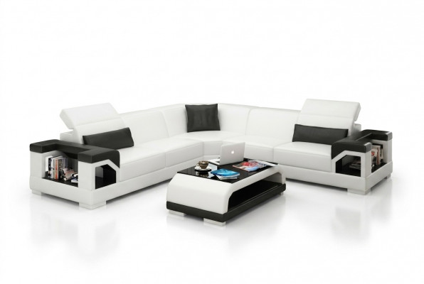 Liedercouch Sofa Wunnlandschaft Eckcouch Eckgarnitur Design Modern Sofa mat USB