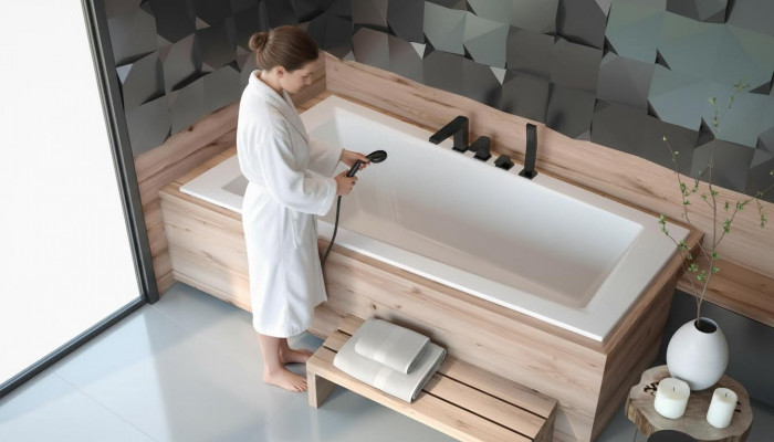 Badewanne Eck Buedbidden Buedzëmmer Abau Bidden Acryl Design