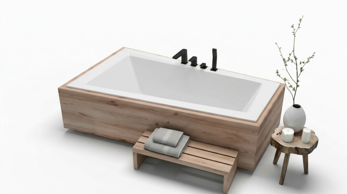 Badewanne Eck Buedbidden Buedzëmmer Abau Bidden Acryl Design