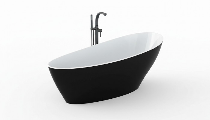 Badewannen ovalen Design Badewanne fräistehend modern Buedzëmmer