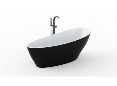 Badewannen ovalen Design Badewanne fräistehend modern Buedzëmmer
