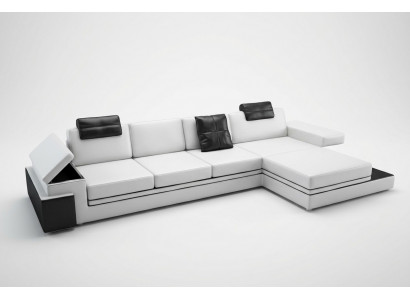 Komfort an Perfektioun Dat Schéint Ecksofa fir Äre modernen Wunnzëmmer.