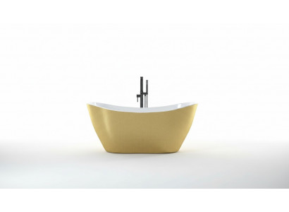 Gold Designer Buedbidden Fräistäiend Luxus Wanne a Gold Wannen