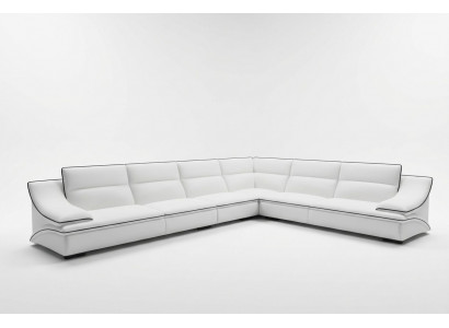 Ecksofa mat USB, Couch Sofa Wunnlandschaft Sitz Eck Garnitur Lieder Textil Salut