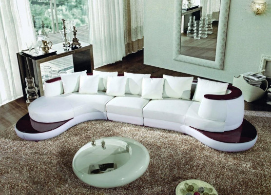 Ronnsofa mat USB Sofa Couch Ron Polster Couchen Garnitur Ecksofa Sëtz Ronn Nei