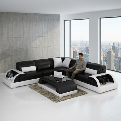 Wunnlandschaft Polstersoffa Ecksofa mat USB Garnitur Ecksofa Couch WetzlarC