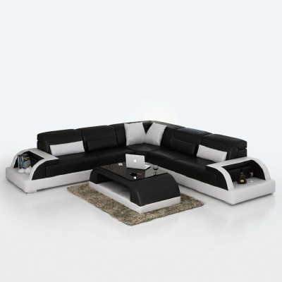 Wunnlandschaft Polstersoffa Ecksofa mat USB Garnitur Ecksofa Couch WetzlarC