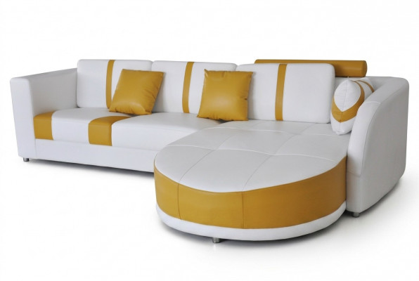 Couchgarnitur Modern Sofa Sëtzsektioun Lieder Couch Polster Eck Wunnlandschaft USB