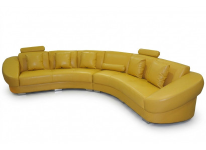Ronneck Canapé mat USB Polster XXL Grouss Ronne Couche Wunnlandschaft U Form Nei