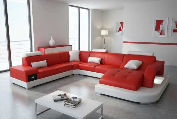 Lieder Eck Sofa Eck Wunnlandschaft Garnitur Design Modern Couch Nei Sofae USB Nei