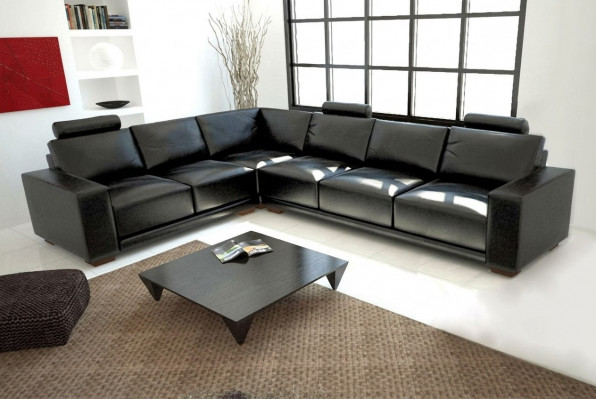 Liederde Sofa mat USB Wunnlandschaft Ecksofa Eck Garnitur Design Modern Sofa A1121B