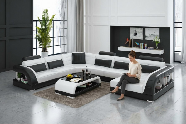 Canapé-Set mat USB Polstersofa Set 3+2+1 Lieder Couchen Sofas Komplett