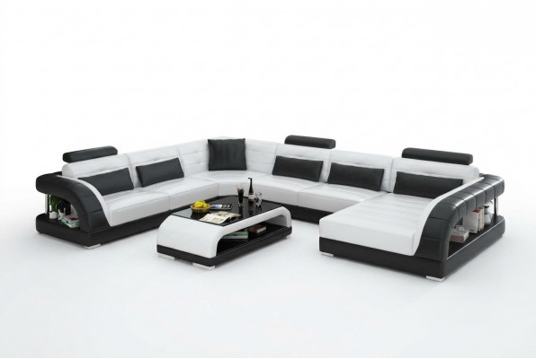 Canapé-Set mat USB Polstersofa Set 3+2+1 Lieder Couchen Sofas Komplett