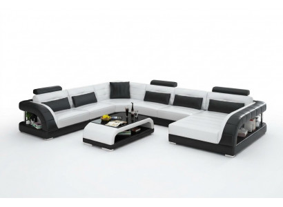Canapé-Set mat USB Polstersofa Set 3+2+1 Lieder Couchen Sofas Komplett