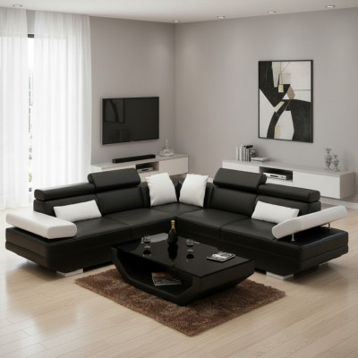 Wunnlandschaft Polster Eck Eck Sofa mat USB Garnitur Landschaft Lieder AlfredB