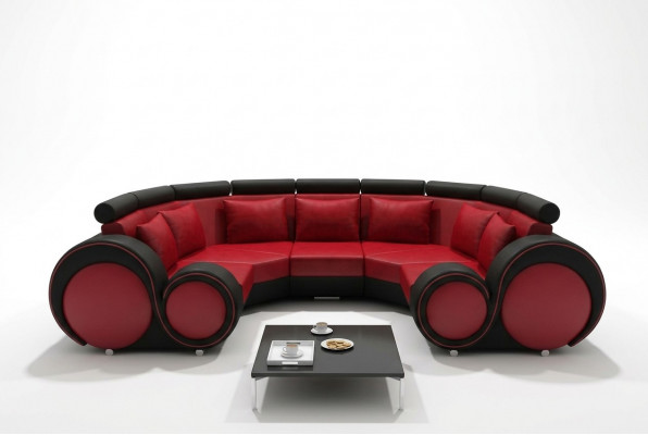 Wunnlandschaft Textil Canapé Microfaser Polstersëtzt XXL Nei Sofa Stoff USB