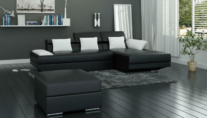 Wunnlandschaft Polster Eck Eck Sofa mat USB Garnitur Landschaft Lieder 2719C Neien