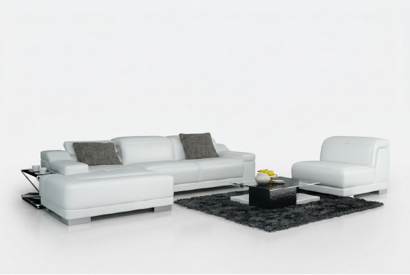 Wunnlandschaft Polster Ecke Eck Sofa mat USB, Garnitur Landschaft Lieder Nei/2711B