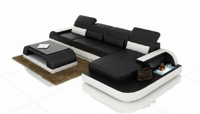 Modern Eleganz Dat neit U-fërmegt Ecksofa mat exquisite Polsterung