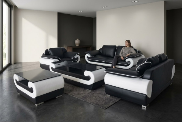 Wohnlandschaft Sofa mat USB Ecksofa Eckcouch Polster Garnitur Eck Eck Sofas Nei