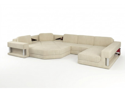 Modern Sofagarnitur 3+2+1 Sëtzer Set Design Polster Sofa Couch Couchen