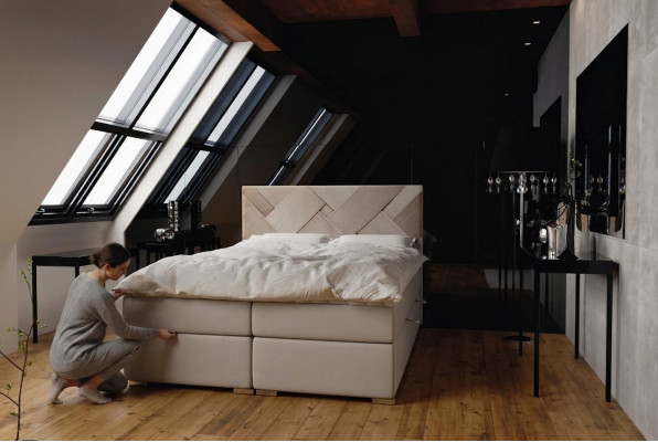 Boxspring Bett Hotel Duebel Luxus Better Polster Bettkëscht Funktion 140x200cm