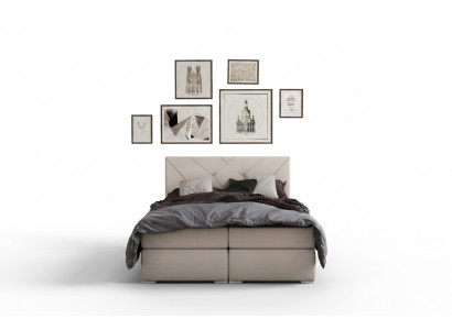 Modern Boxspring Better Hotel Duebel Luxus Bett Polster Këscht Funktioun Lieder
