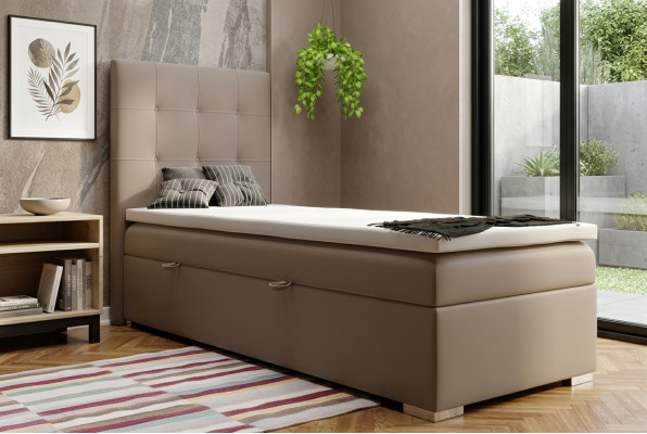 Luxus Boxspringbett Hotel Better Polsterfunktioun Bettekëscht 90x200cm