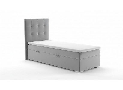 Luxus Boxspring-Bett Hotel Better Polster Funktioun Bettkëscht 90x200cm Gro Neien