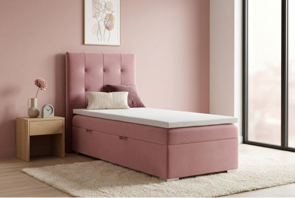 Luxus Boxspring-Bett Betten Hotel Polster Bettkastefunktion 90x200cm