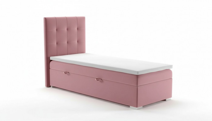 Luxus Boxspring-Bett Betten Hotel Polster Bettkastefunktion 90x200cm
