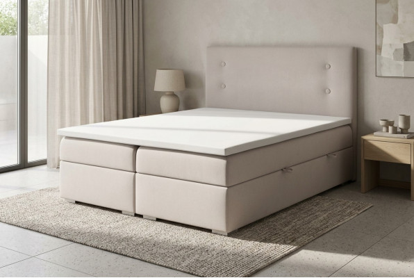 Boxspringbett Käschte Funktioun Hotel Duebel Komplett Set Topper Matratz Better