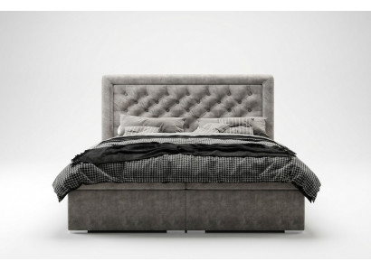Schlofkummer Chesterfield Boxspringbett Duebel Better Polster Këscht Funktioun