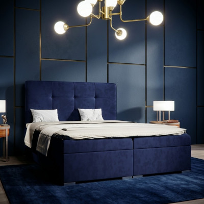 Blo Boxspringbett Hotel Duebel Luxus Better Polster Bettkëscht Funktioun Nei