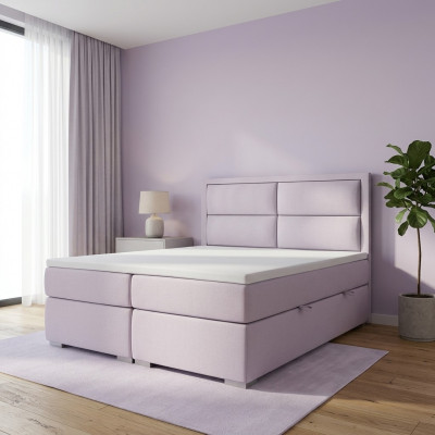Boxspring Bett Hotel Duebel Komplett Set Topper Matratz Better Funktioun Këscht