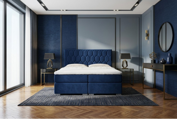 Boxspringbett Hotel Design Samt Luxus Better Polster Bettskëscht Funktioun Duebel