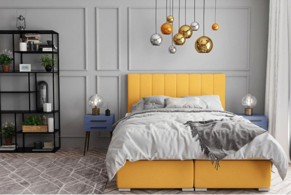 Boxspring duebelt Bett Hotel Komplett Set Matratzë Topper Betten Funktioun