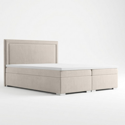 Boxspringbett Hotel duebel Luxus Better Polster Bettkëscht Funktioun 180x200cm