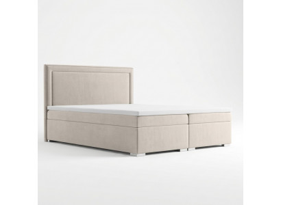 Boxspringbett Hotel duebel Luxus Better Polster Bettkëscht Funktioun 180x200cm