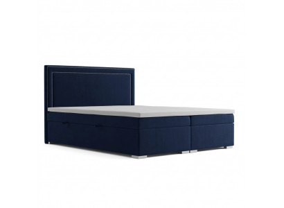 Boxspring Bett Hotel Duebel Design Better Luxus Polster Këscht Funktioun Blo Nei
