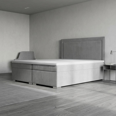 Boxspring Design Bett Hotel Duebel Better Luxus Polster Këscht Funktioun Samett Nei