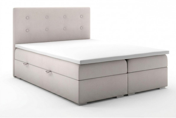 Bett Kassem Funktioun Boxspring Hotel Duebel Komplett Set Topper Matratz Better