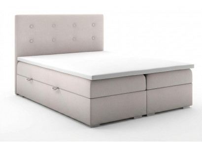 Bett Kassem Funktioun Boxspring Hotel Duebel Komplett Set Topper Matratz Better